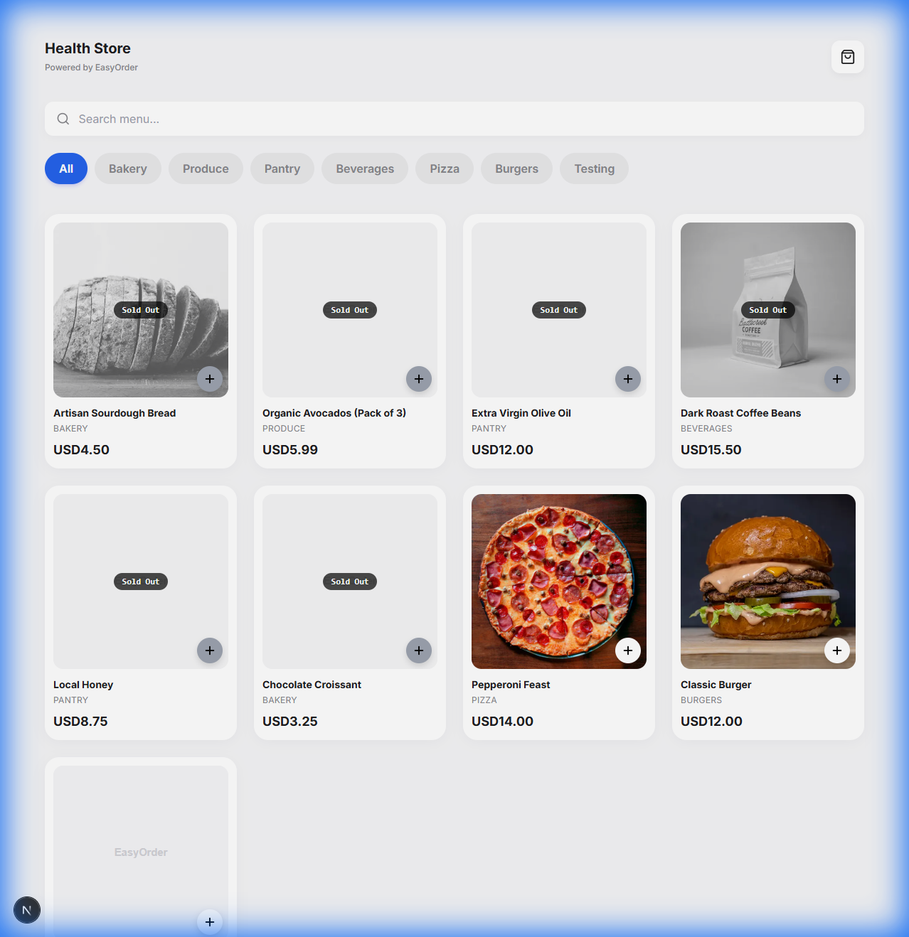 Branded Storefront Example